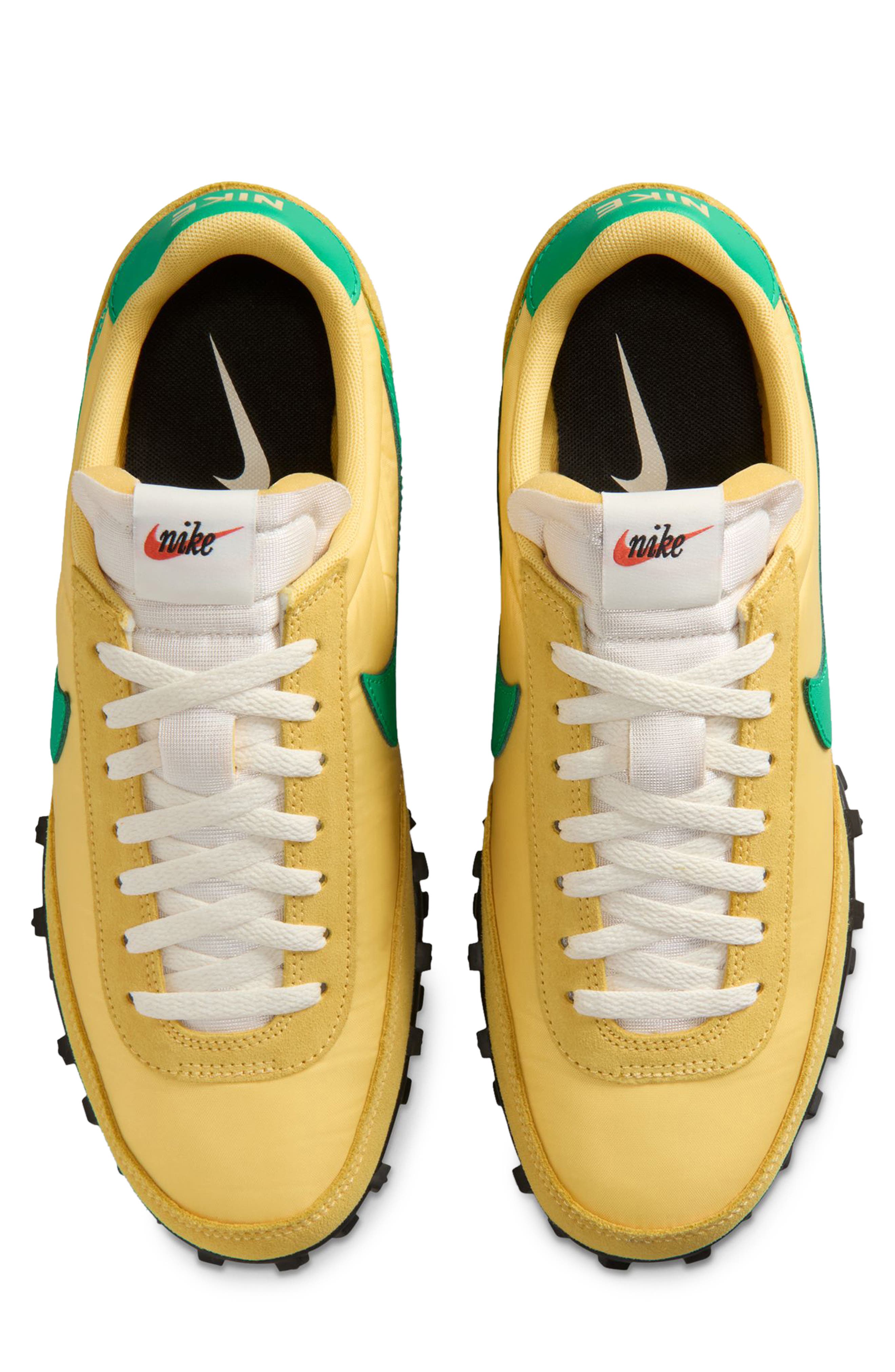 Waffle Racer Sneaker, Alternate, color, TOPAZ GOLD/ STADIUM GREEN
