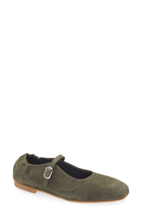 Millie Leather Mary Jane Flat