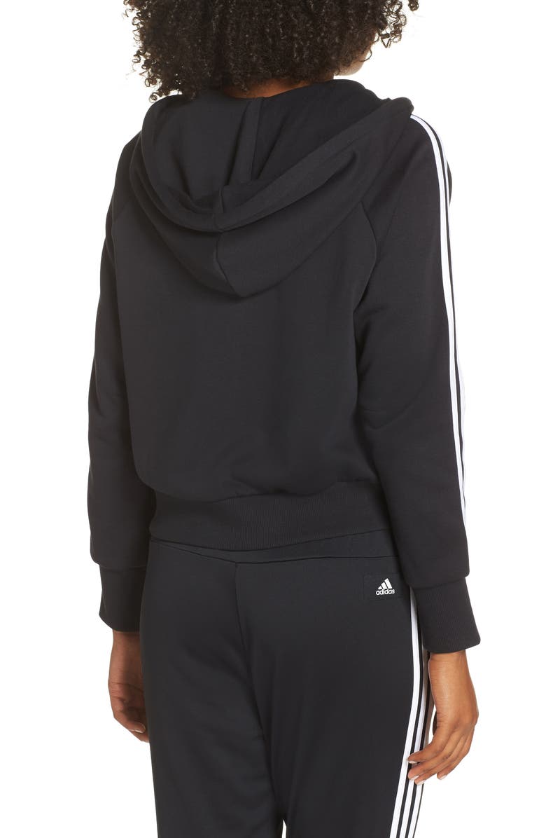 adidas MH 3S Zip Hoodie, Alternate, color, 