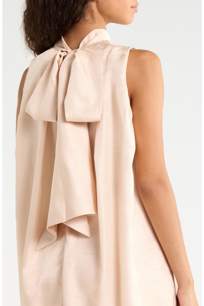 Keyla Sleeveless Trapeze Minidress, Alternate, color, IVORY