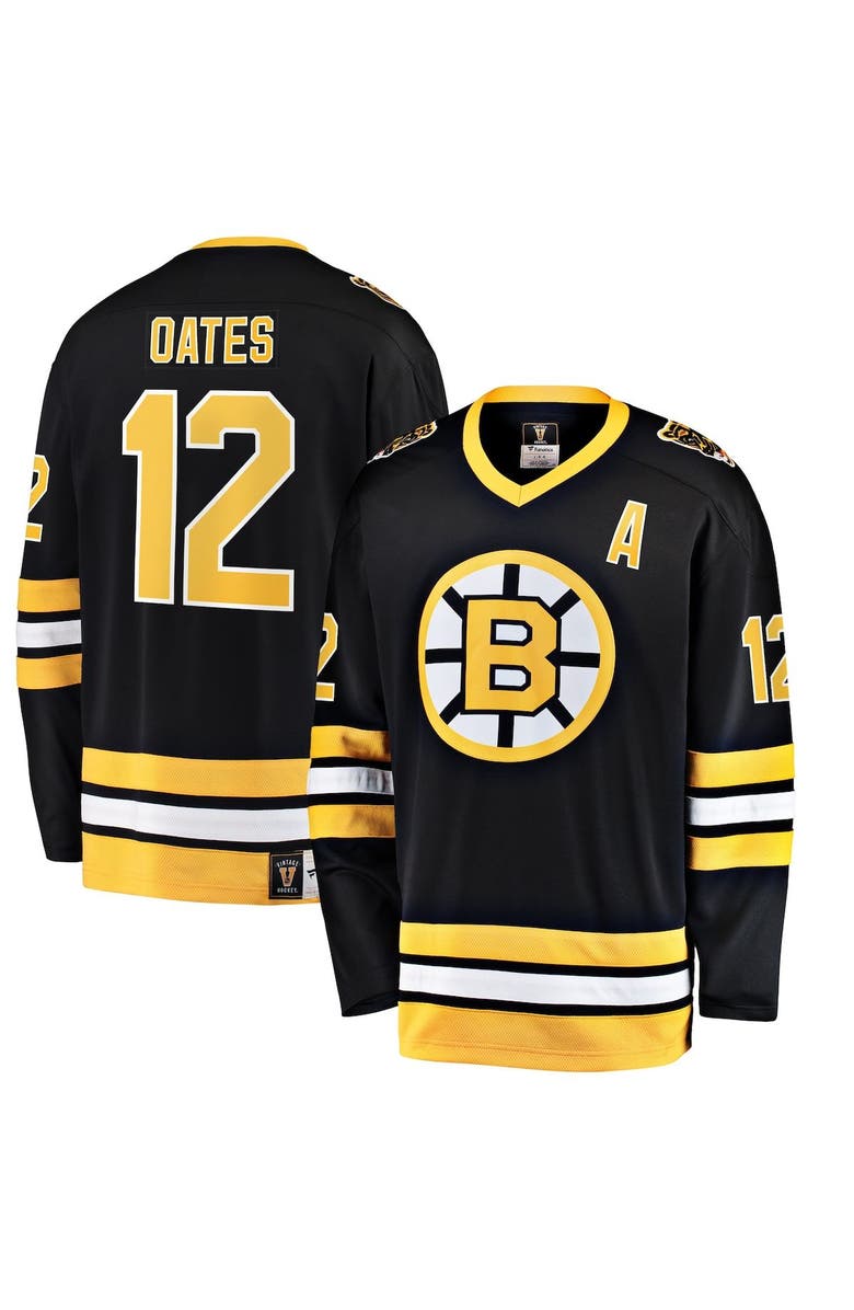 FANATICS Men's Fanatics Branded Adam Oates Black Boston Bruins Premier Breakaway Retired Player Jersey, Alternate, color, 