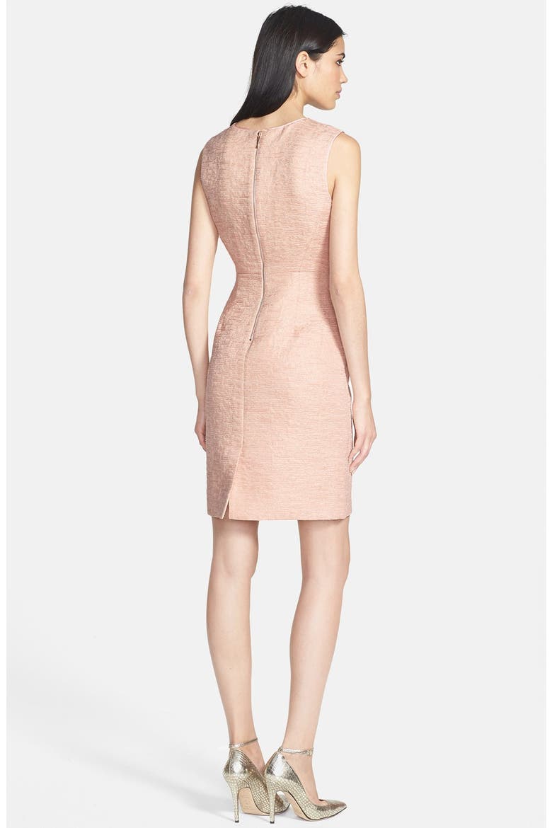'della' woven sheath dress, Alternate, color, BLUSH