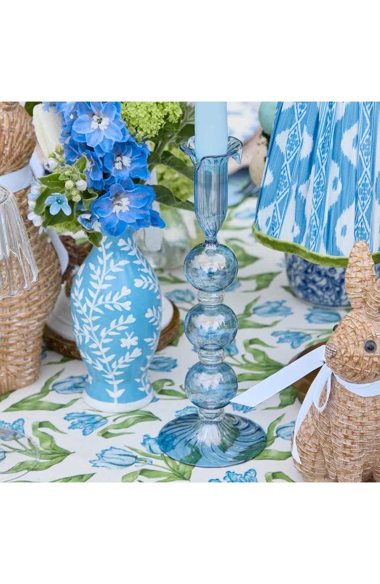 Mrs. Alice Eden Candle Holder, Alternate, color, Blue