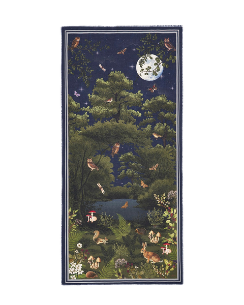 Woodland Meadow Large Rectangle Scarf