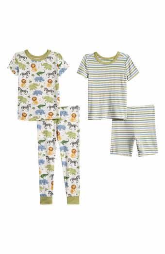 Kids' Safari 4-Piece Pajamas Set