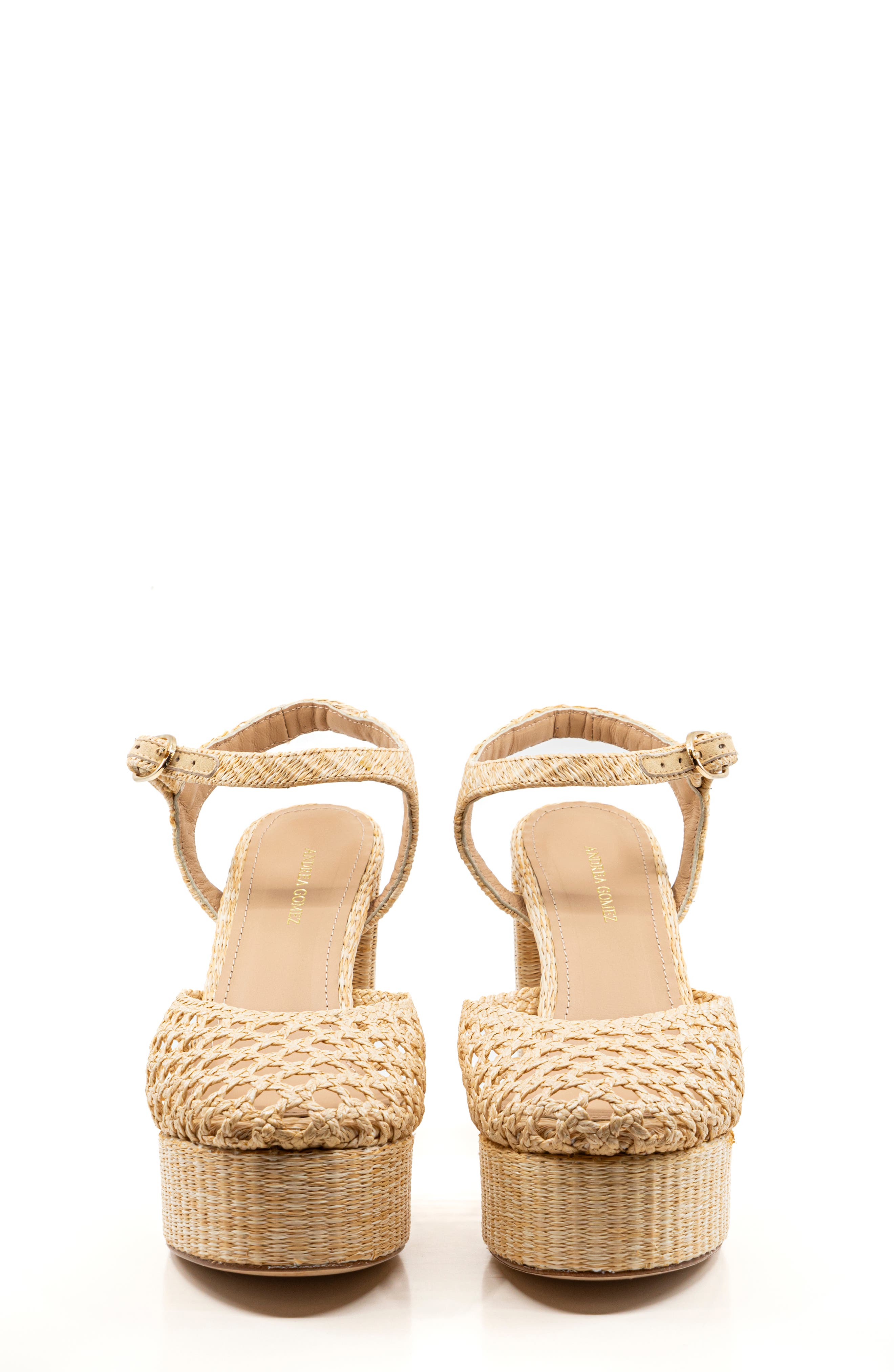Beatriz Platform, Alternate, color, natural raffia