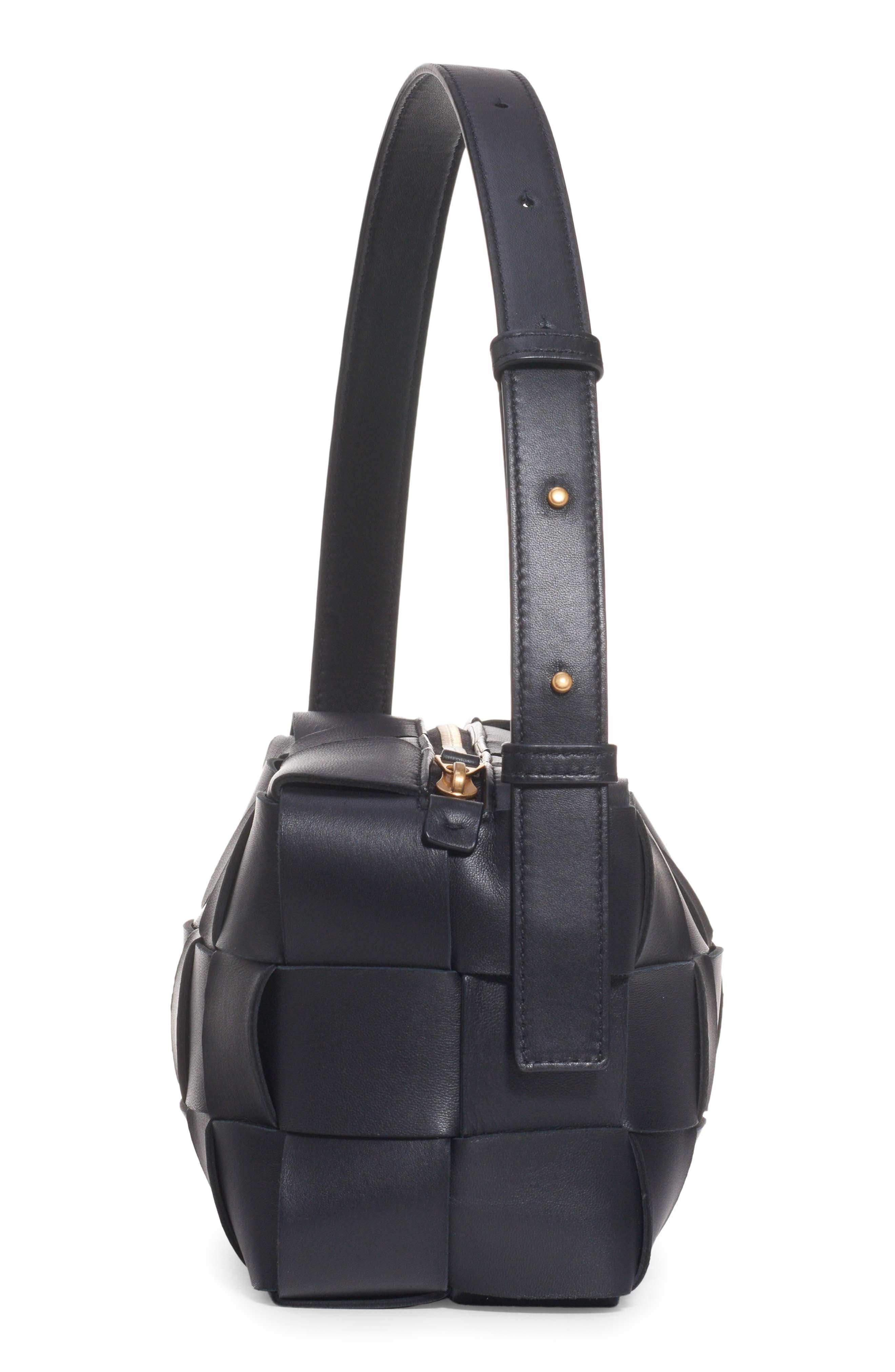 Bottega Veneta Cassette Intrecciato Leather Shoulder Bag, Alternate, color, 