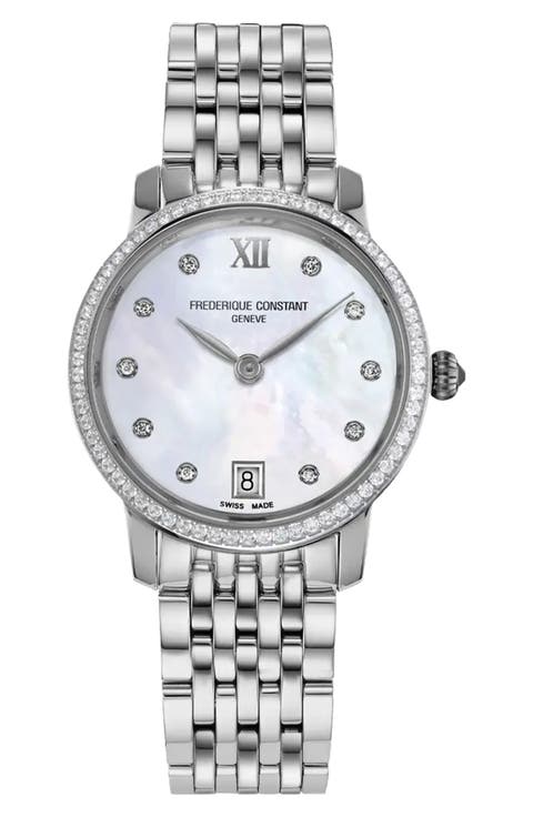 Slimline Bracelet Watch, 30mm