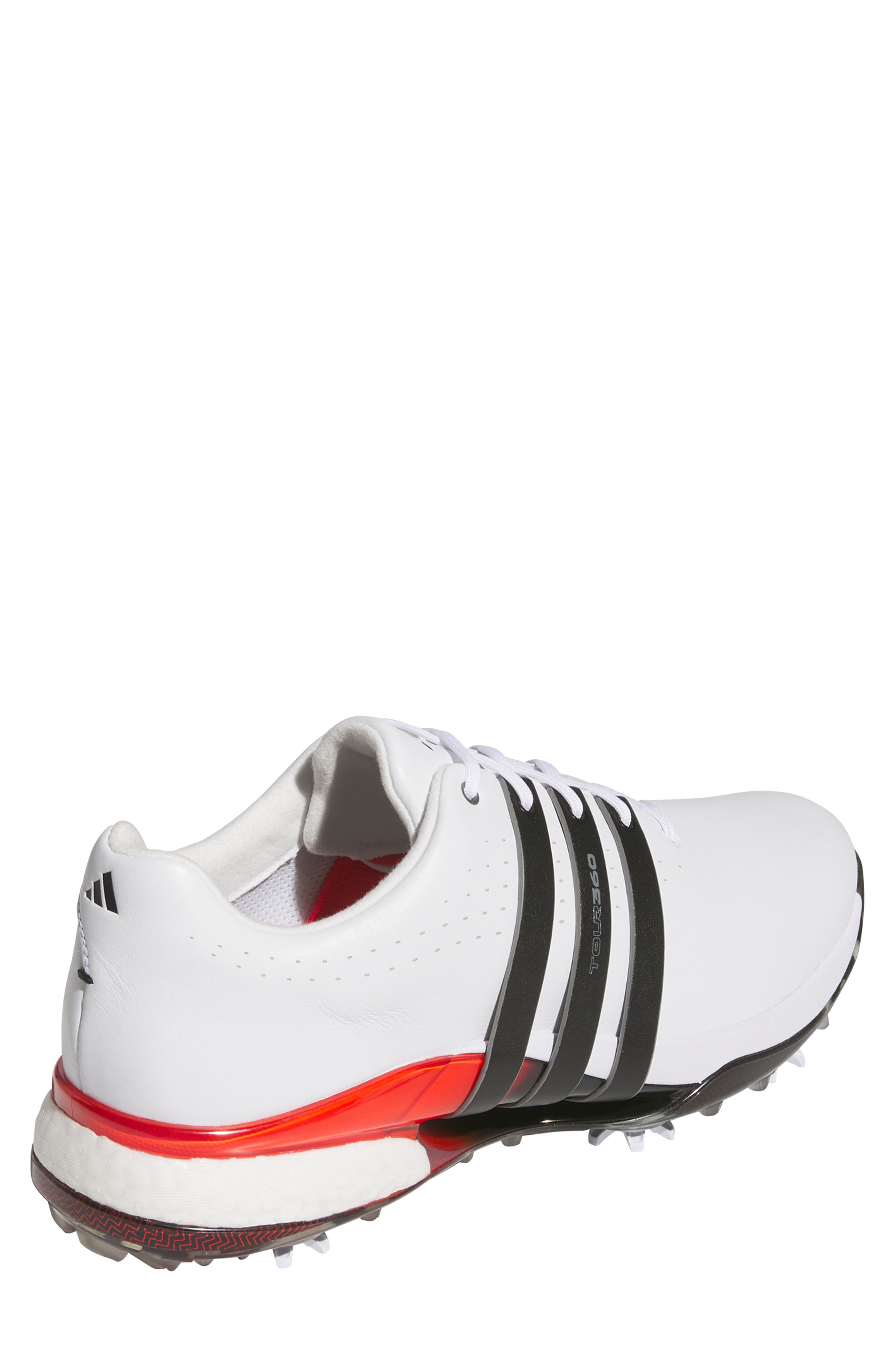 adidas Golf Tour360 24 Boost<sup>™</sup> Golf Shoe, Alternate, color, White/ Core Black/ Lucid Red