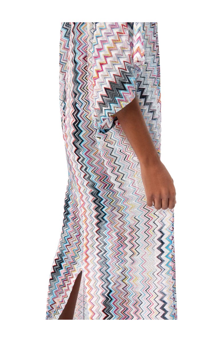 Missoni Long Caftan With V-neck, Alternate, color, Multicoloured