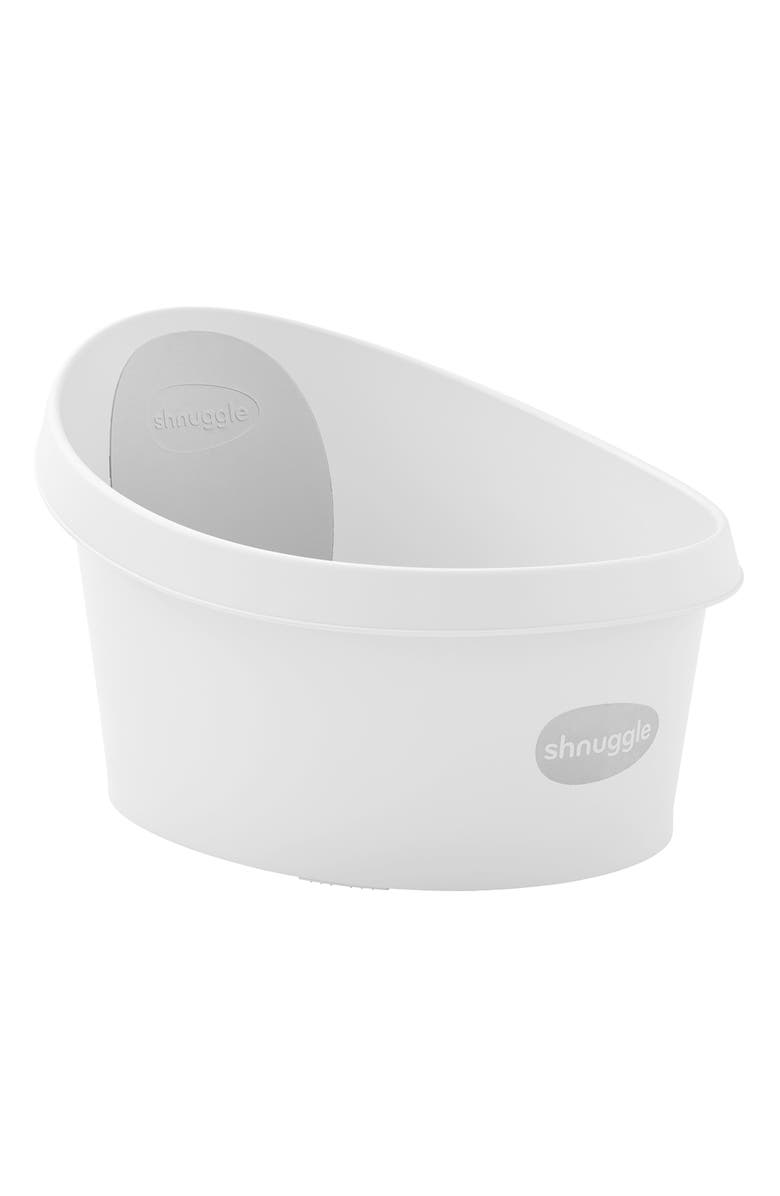 SHNUGGLE Toddler Bathtub, Main, color, White / Grey