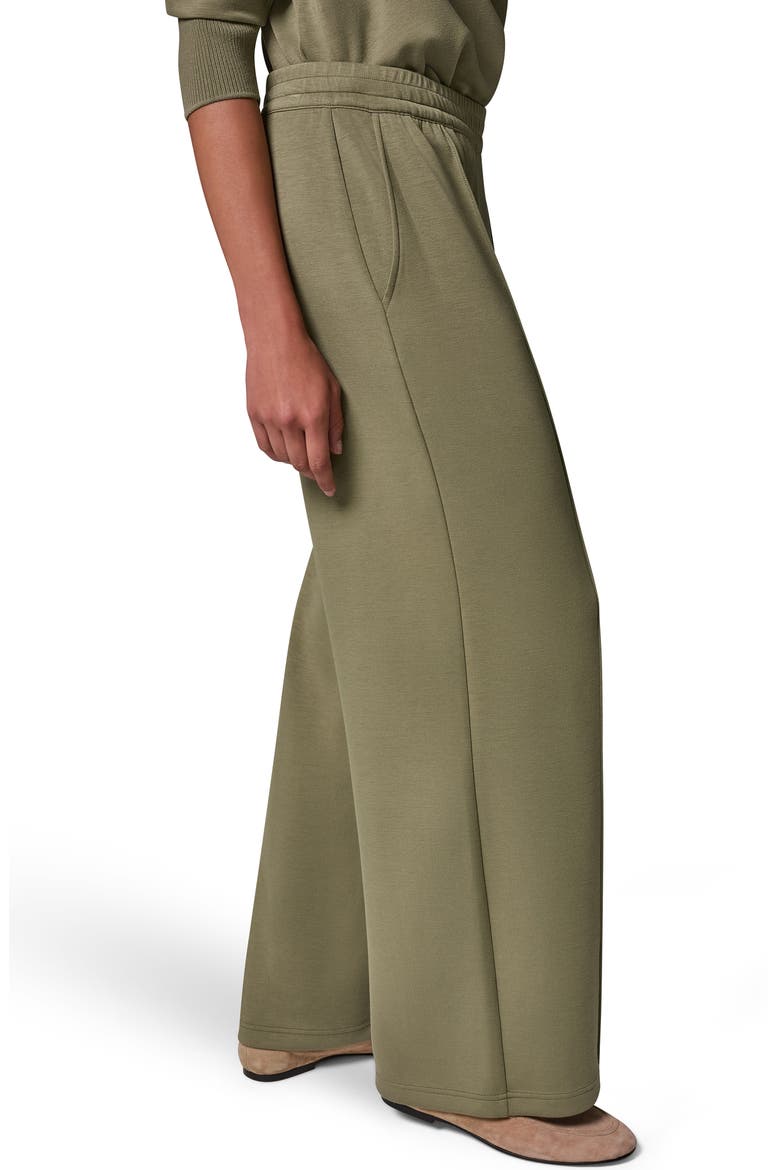 Jet Setter Mid Rise Wide Leg Pants, Alternate, color, SAGE