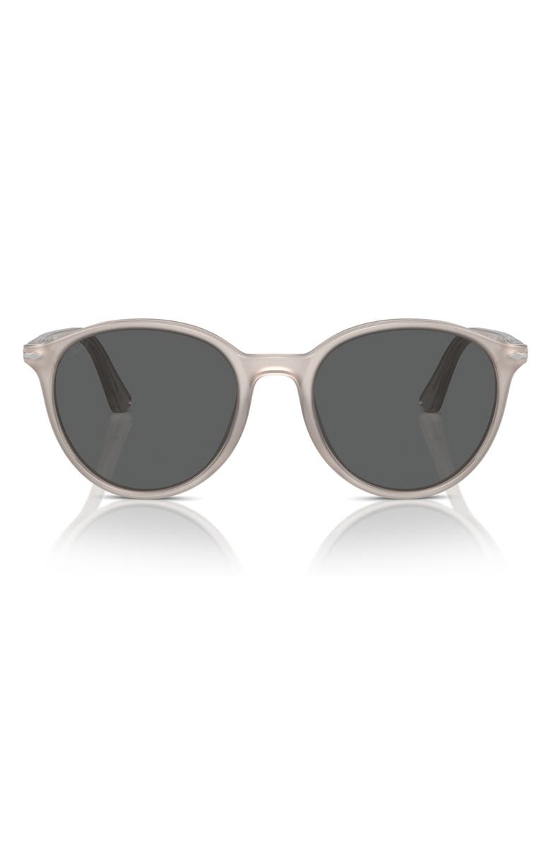 Persol 53mm Phantos Sunglasses, Alternate, color, Opal Grey