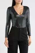 Desigual Glitter Long Sleeve Bodysuit
