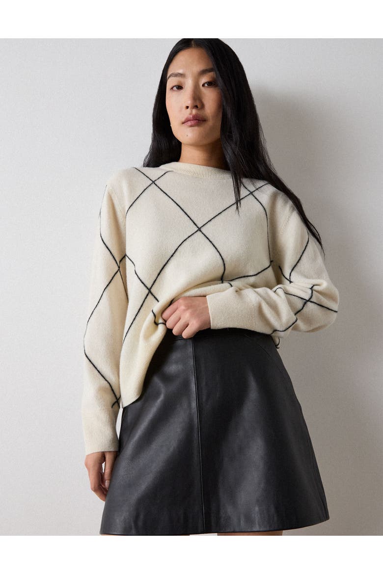 High Waisted A-Line Leather Mini Skirt, Alternate, color, Black