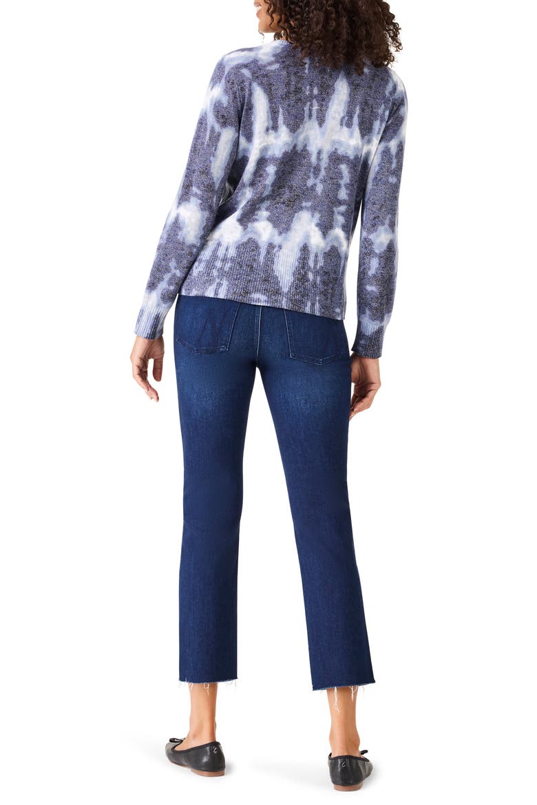 Supersoft Shibori Sweater, Alternate, color, BLUE MULTI