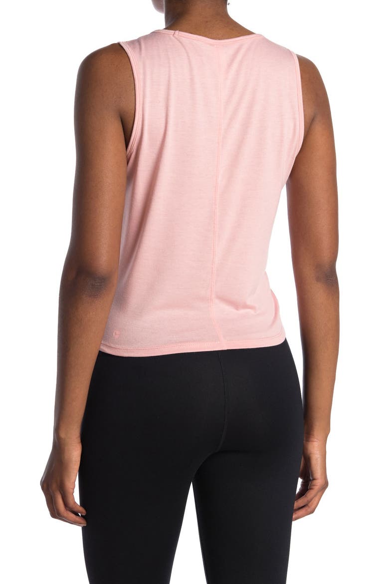 Twist Front Tank Top, Alternate, color, FADE OUT PINK