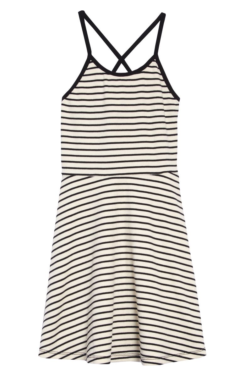 Tucker + Tate Stripe Skater Dress, Main, color, 