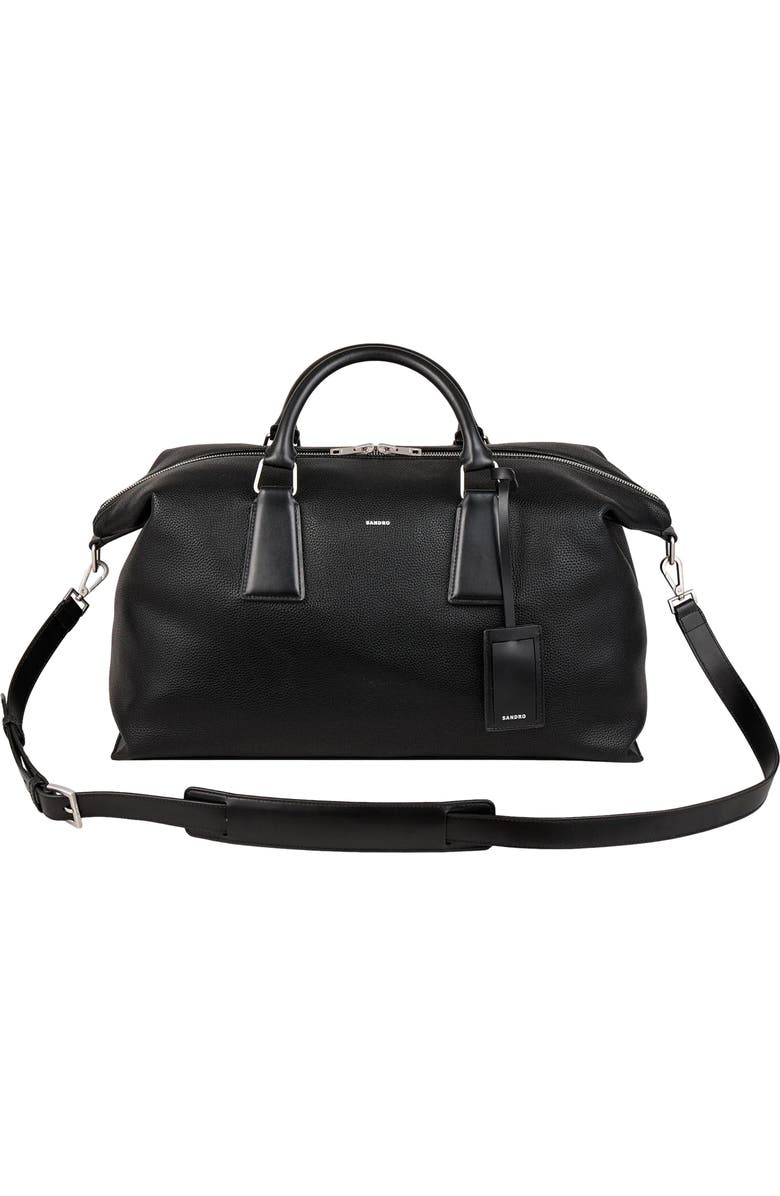 SANDRO Weekend bag, Alternate, color, Black