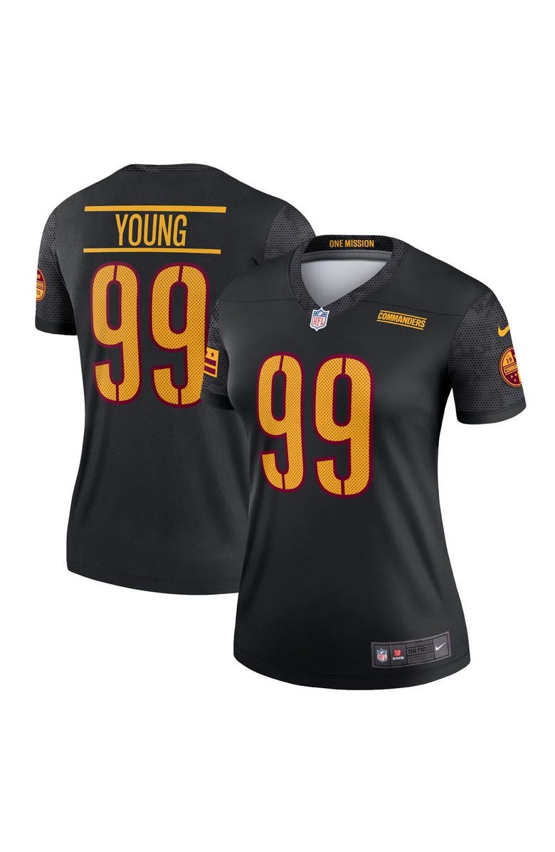 Nike Women's Nike Chase Young Black Washington Commanders Alternate Legend Jersey, Main, color,