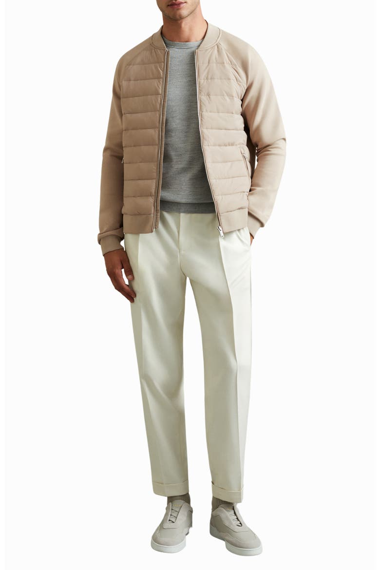 Rochdale Quilted Front Jacket, Alternate, color, BISCUIT BROWN