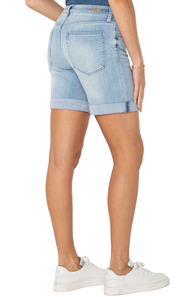 Liverpool Los Angeles Marley Cuffed Denim Girlfriend Shorts, Alternate, color, 