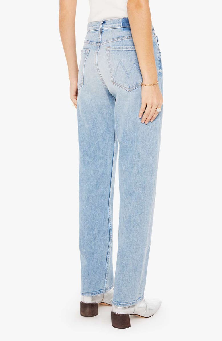 MOTHER The Thrasher Skimp High Waist Straight Leg Jeans, Alternate, color, Let Them Eat Cake