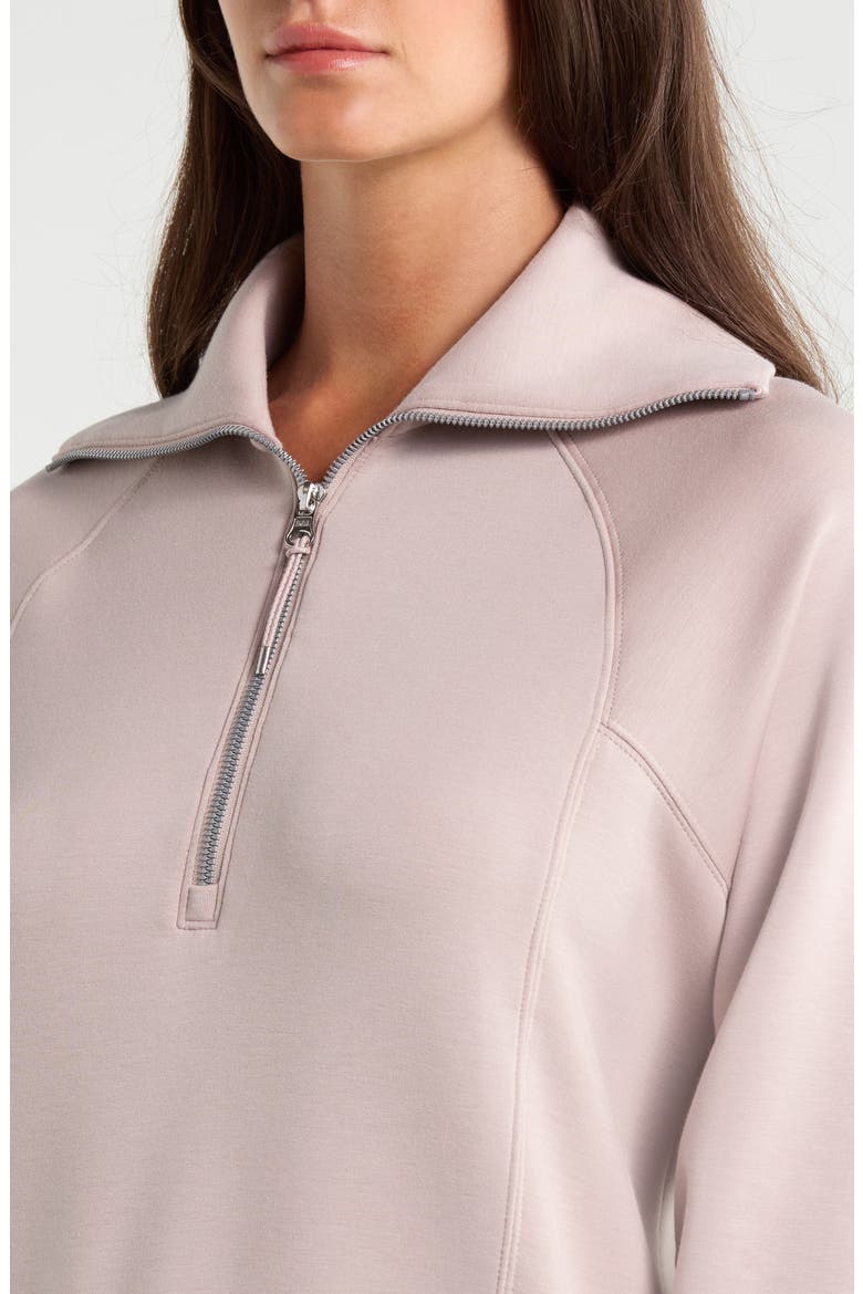 AirEssentials Half Zip Sweatshirt, Alternate, color, MUSHROOM