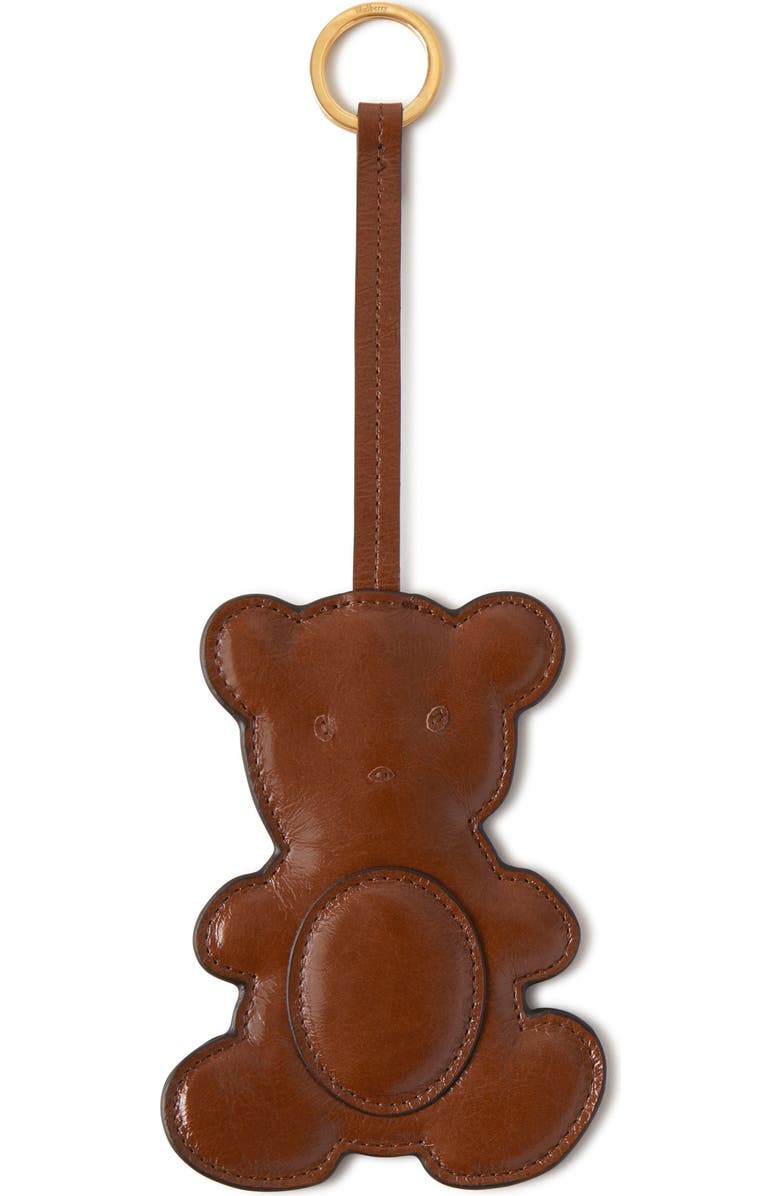 Mulberry x Rejina Pyo Leather Teddy Bear Charm, Main, color,