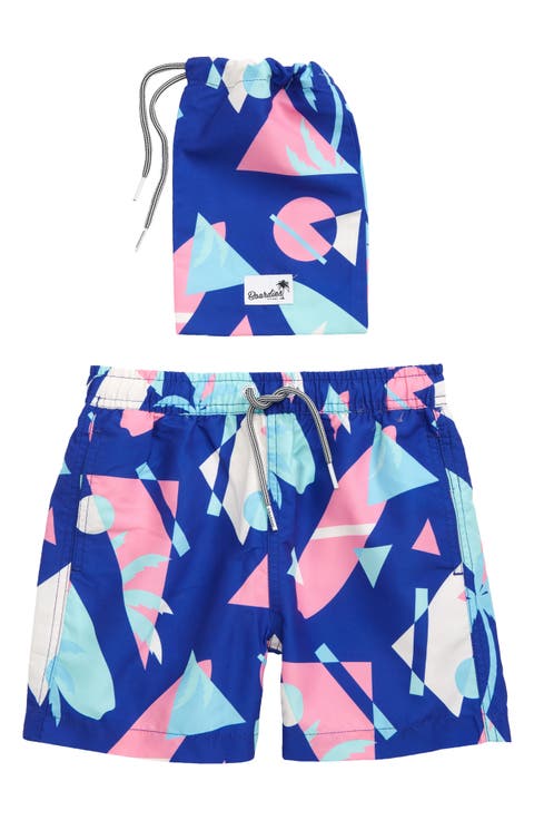 Kids' Overlay Blue Swim Trunks (Toddler, Little Kid & Big Kid)