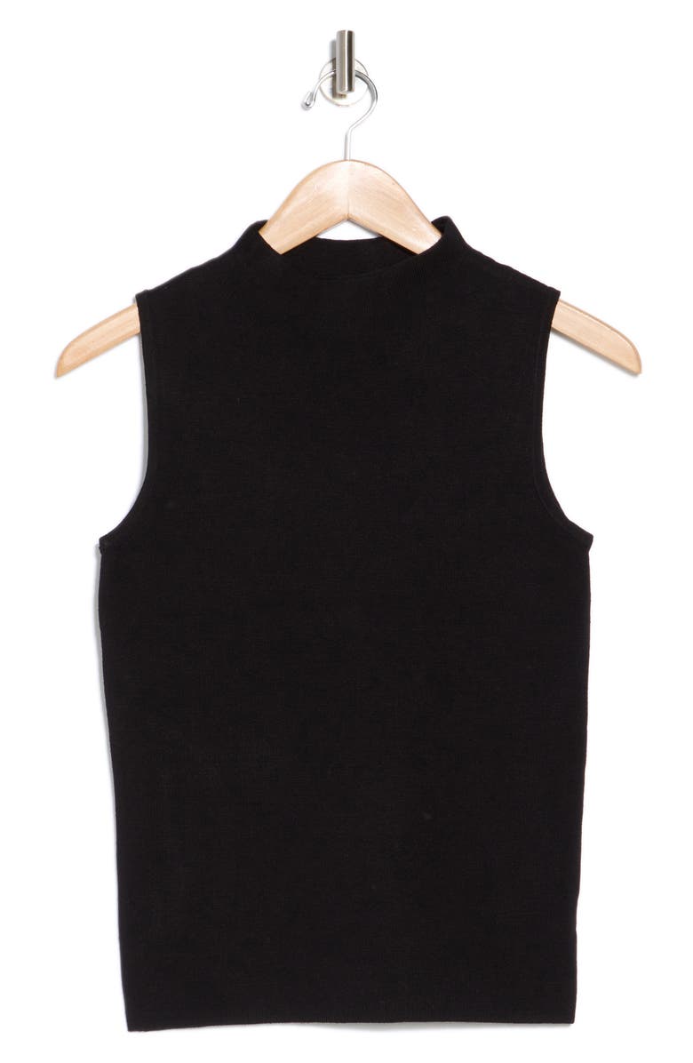T Tahari Sleeveless Sweater, Alternate, color, Black
