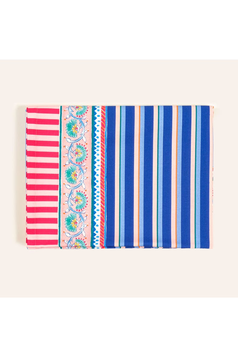 Nilufer Digital Printed 100% Cotton Artisan Design, Main, color, Blue