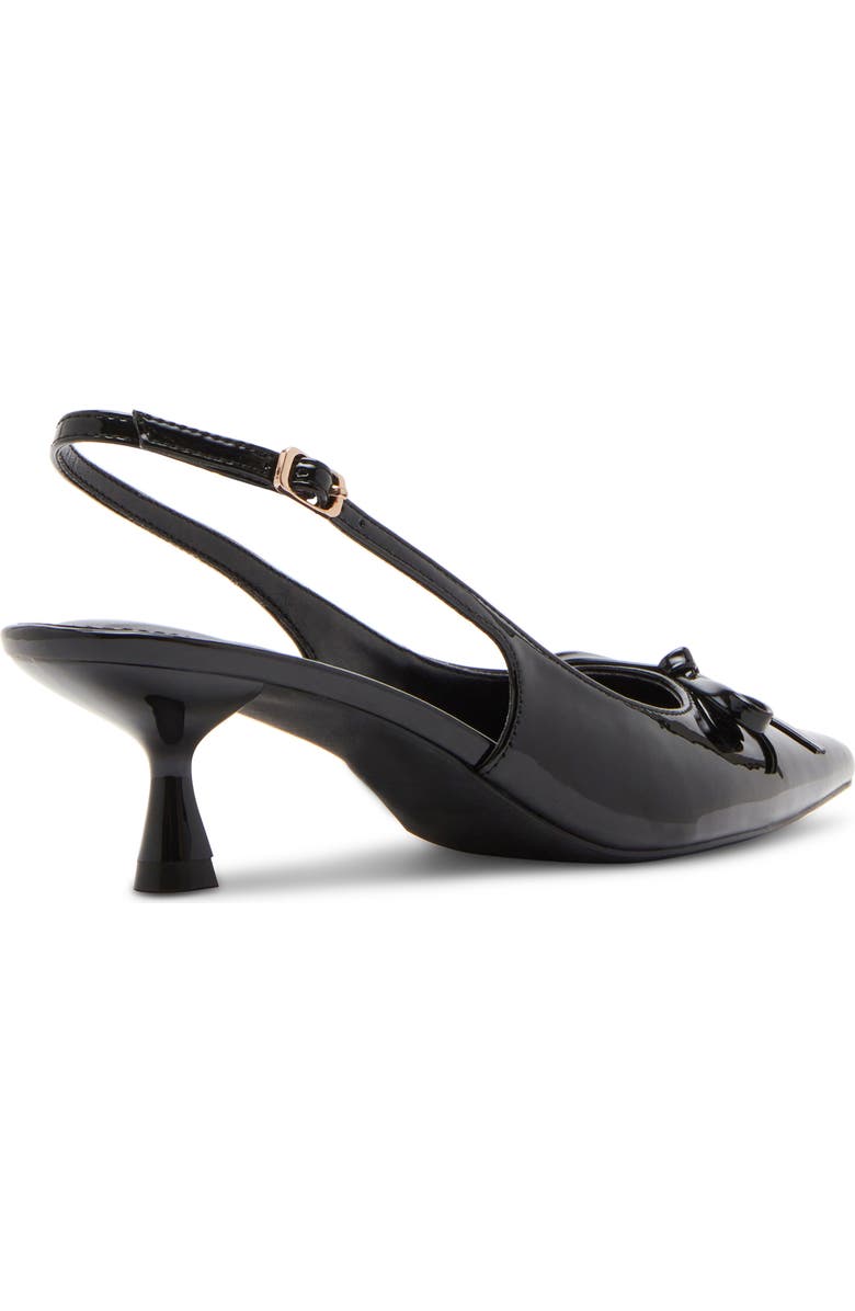 Madden Girl Vogue Pointed Toe Slingback Pump, Alternate, color, Black Patent
