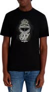 KARL LAGERFELD PARIS Digital Armor Karl Cotton Graphic T-Shirt