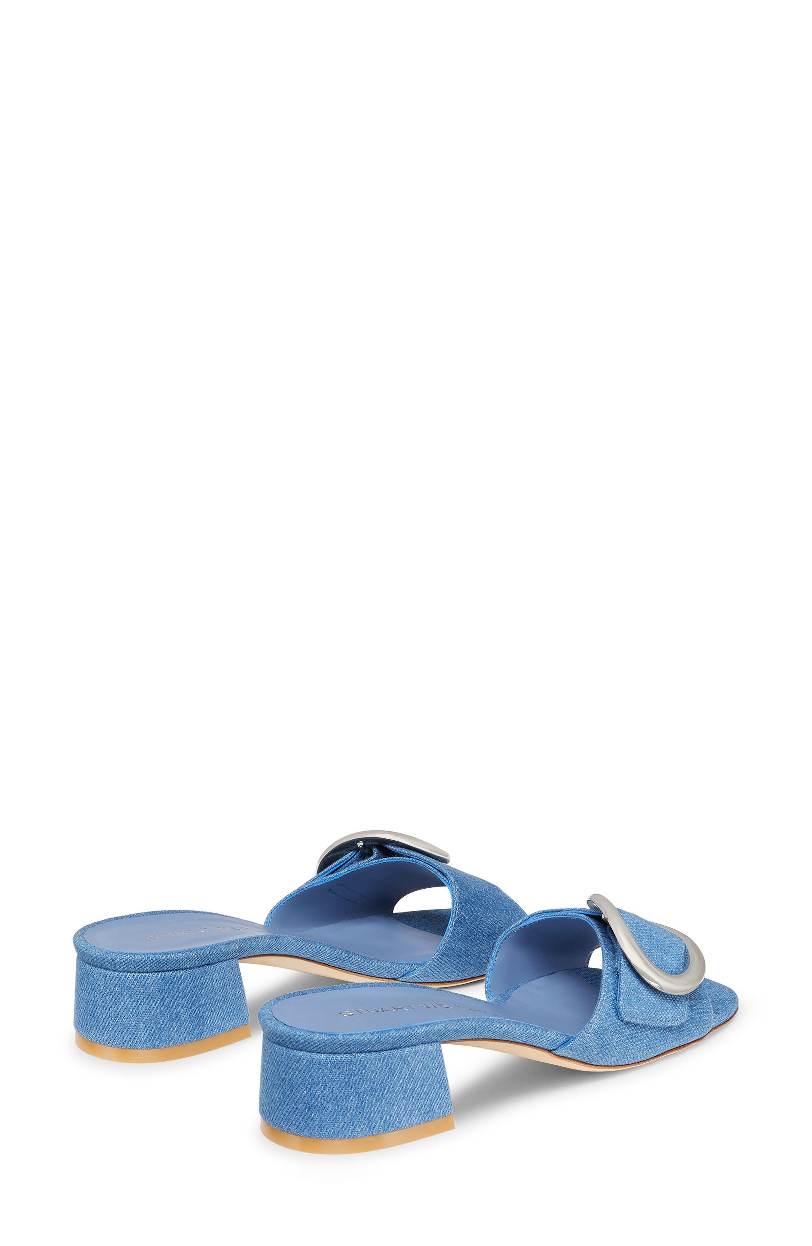 Stuart Weitzman Benni 35 Slide Sandal, Alternate, color, Washed