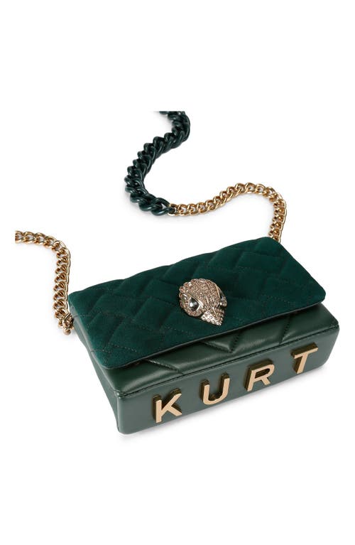 Kurt Geiger London Mini Kensington Crossbody Bag In Green
