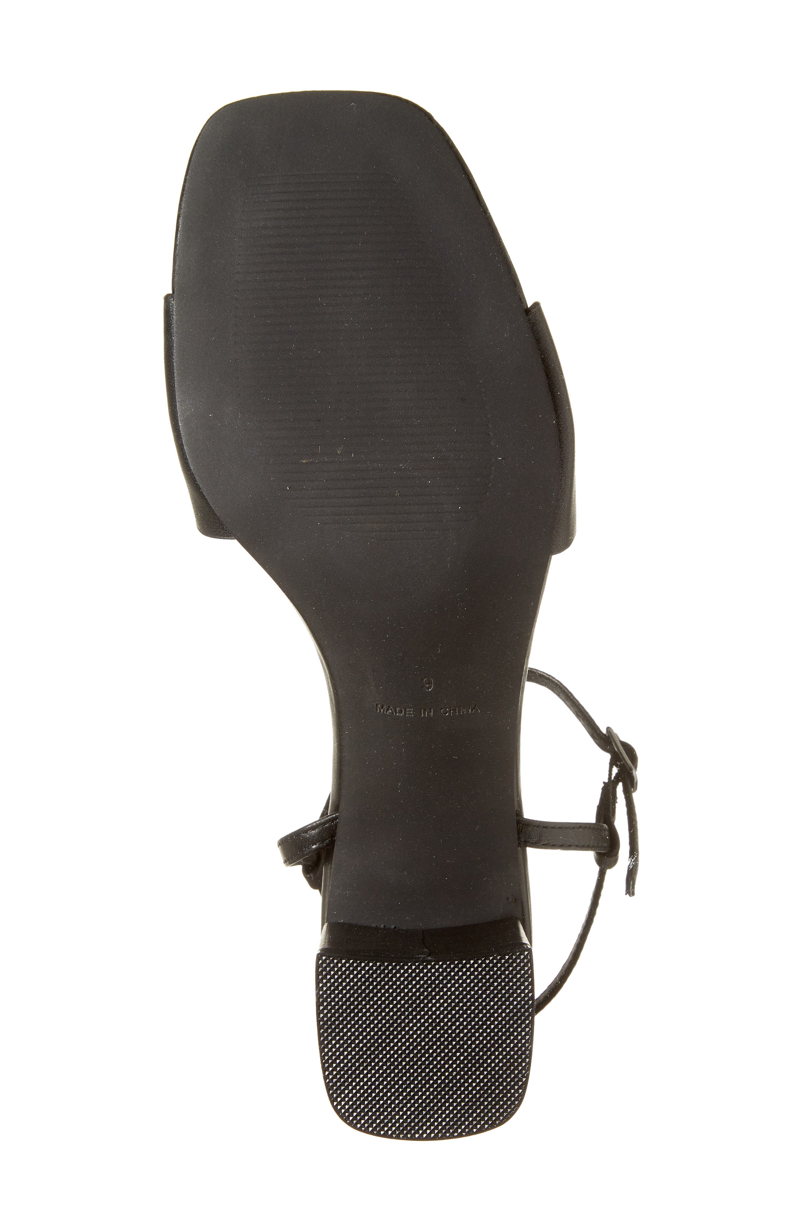 KOKO + PALENKI Sphere Ankle Strap Sandal, Alternate, color, Black Leather