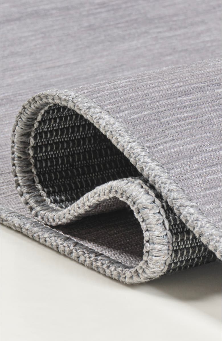 JONATHAN Y Chayton Minimalist Geometric Machine-Washable Area Rug, Alternate, color, Slate Blue
