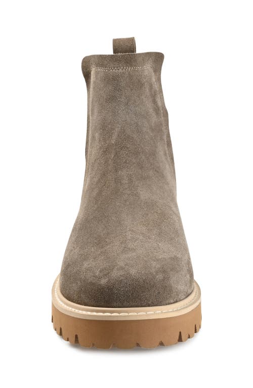 Journee Collection Journee Signature Bristol Chelsea Boot In Taupe