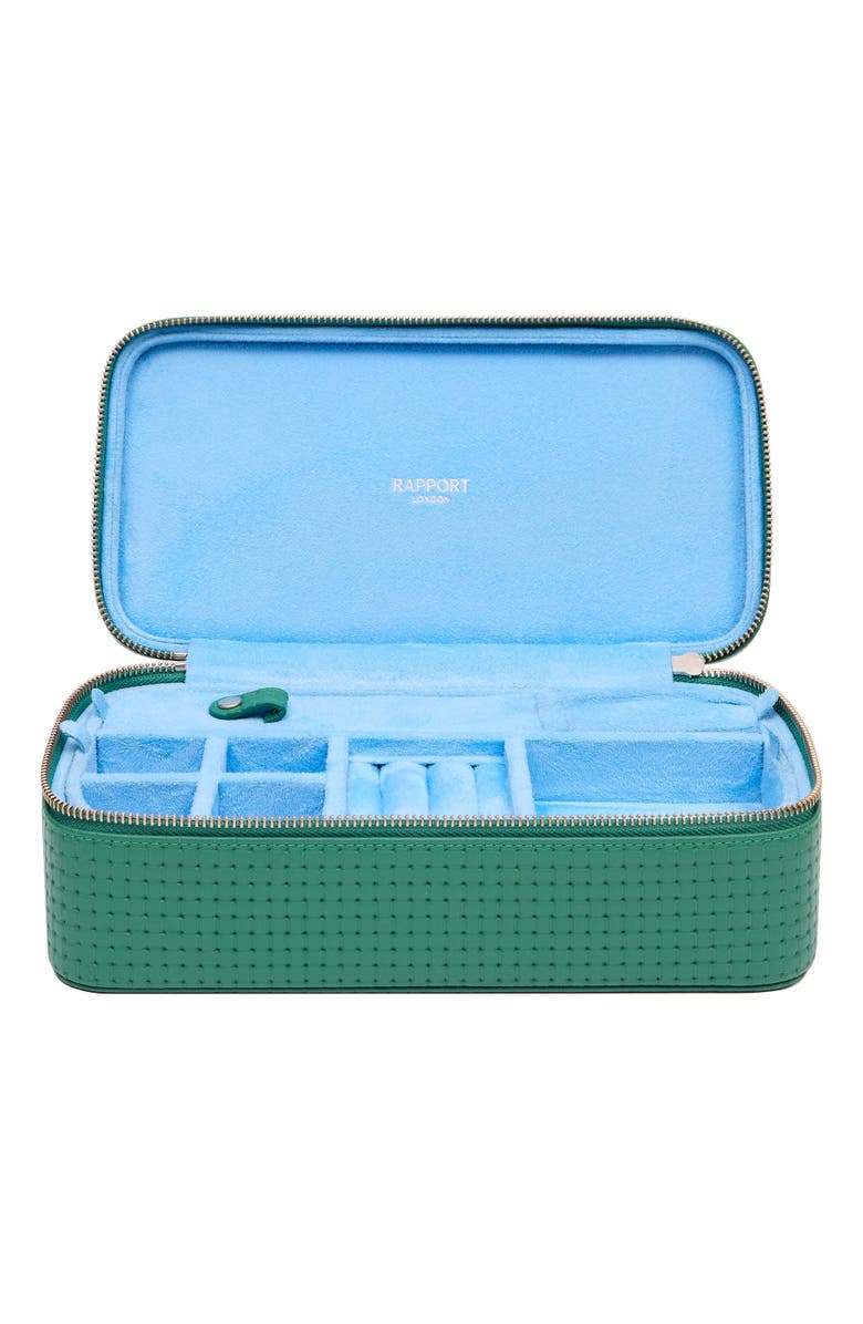 Rapport London Charlotte Jewelry Case, Main, color, Green