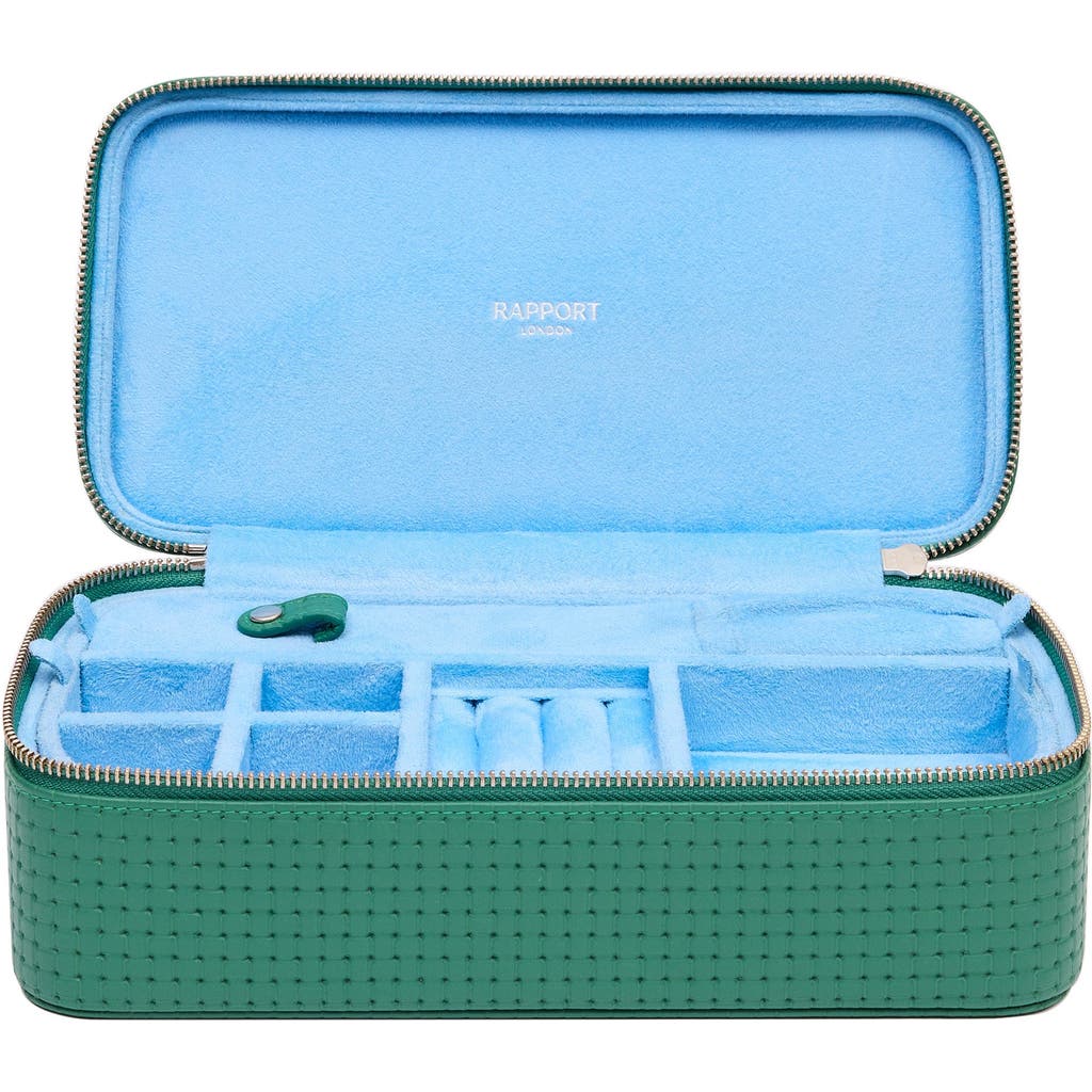 Rapport London Charlotte Jewelry Case In Green