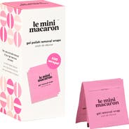 Le Mini Macaron Set of 100 Gel Manicure Remover Pads