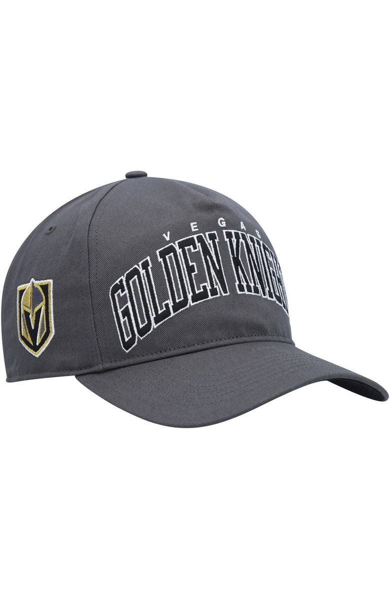 '47 Men's '47 Charcoal Vegas Golden Knights Block Arch Hitch Snapback Hat, Main, color, Charcoal