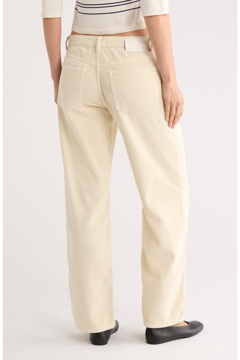 Drue Low Rise Straight Leg Corduroy Jeans, Alternate, color, MANILLA