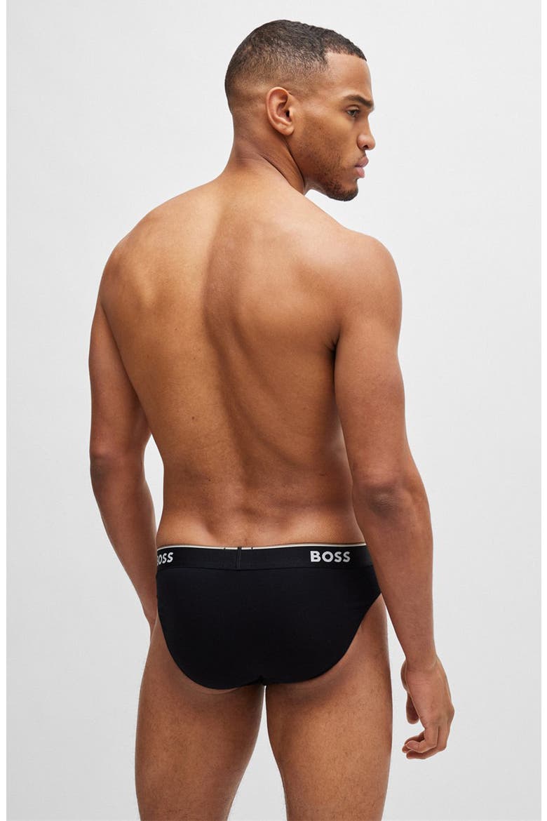 3-Pack Power Stretch Cotton Briefs, Alternate, color, BLK