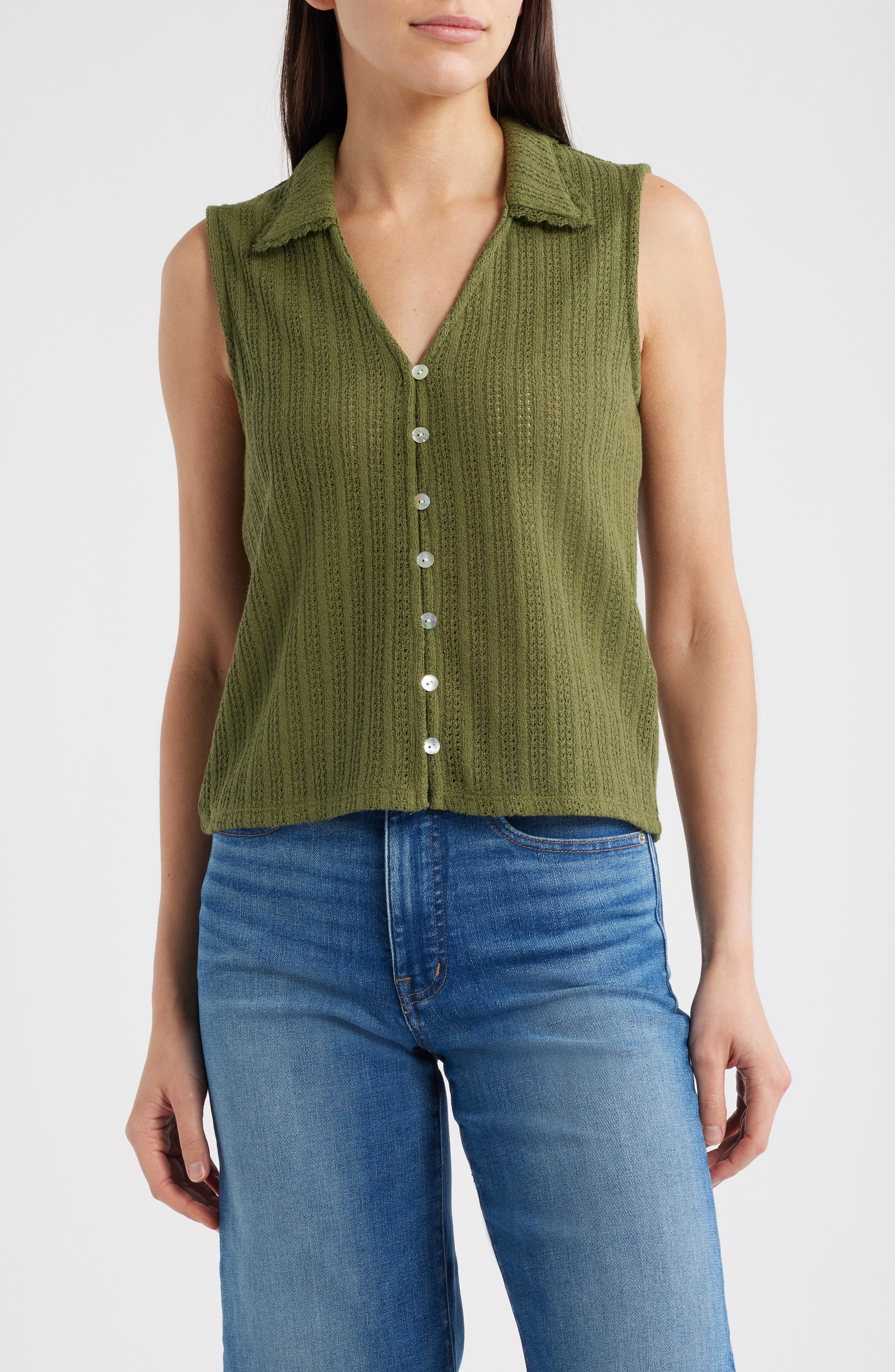 madewell v neck sweater