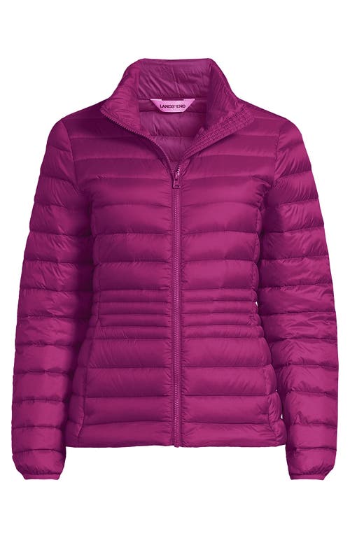 Lands' End Wanderweight Ultralight Packable Down Jacket In Purple