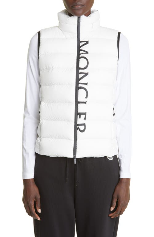 Moncler Cenis Down Puffer Vest in White at Nordstrom, Size 1