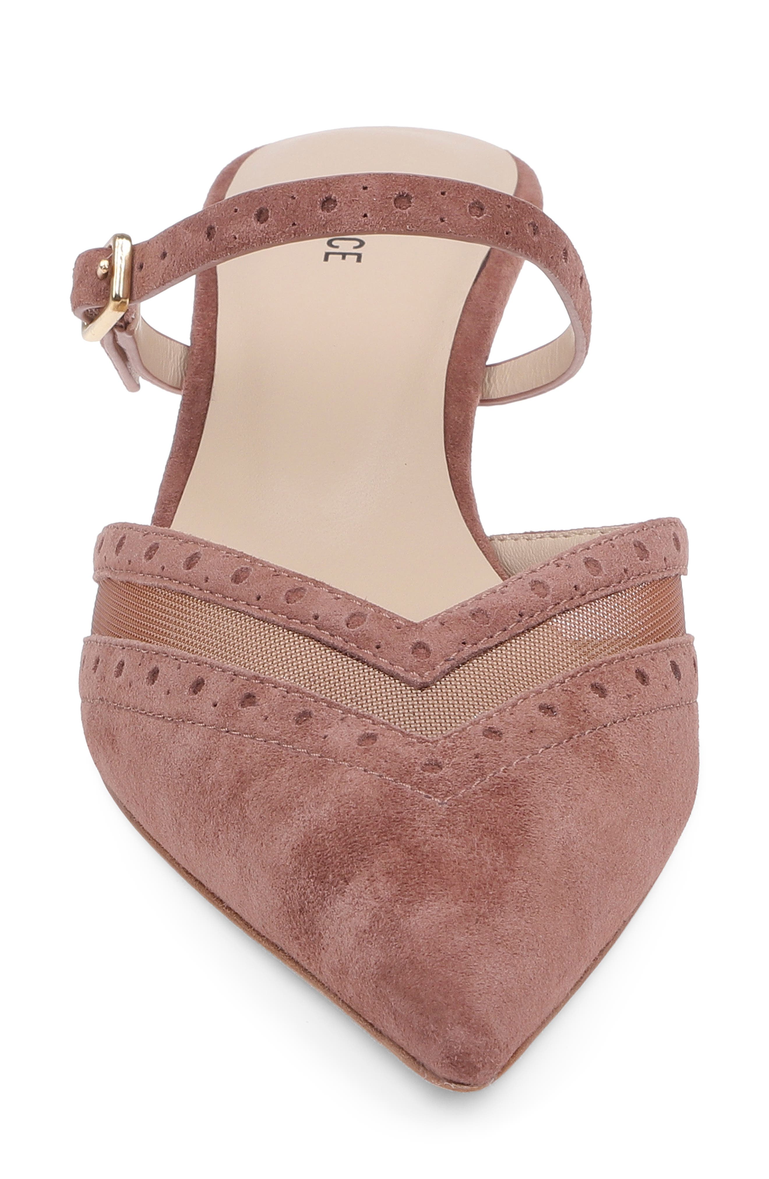 Shelbie Mule, Alternate, color, HAZEL SUEDE