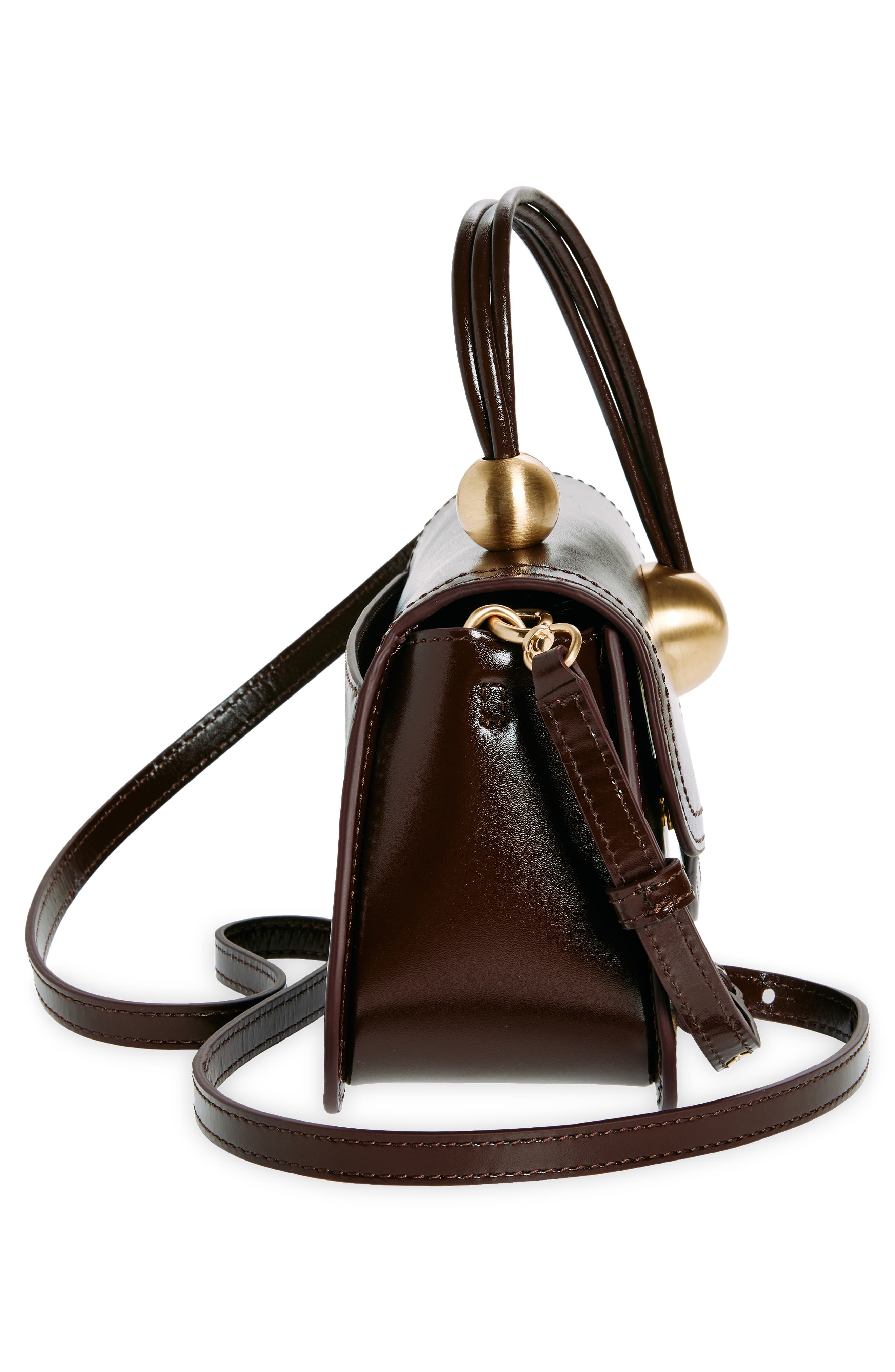 Cult Gaia Kazia Leather Crossbody Bag, Alternate, color, 